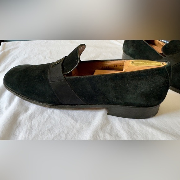 SALVATORE FERRAGAMO Velvet Dress Loafer main image 4